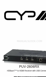 CYP PUV-2606RX Betriebshandbuch