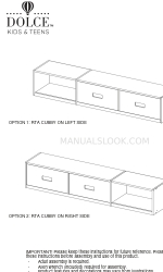 Dolce Lucca Storage Unit Manual