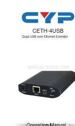 CYP CETH-4USB Manuel d'utilisation