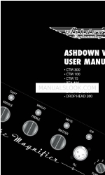 Ashdown CTM-15 Valve Manual del usuario