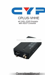 CYP CPLUS-VHHE Manuale operativo