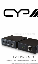 CYP PU-515PL-RX Manual de instrucciones