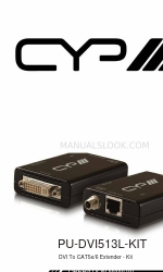 CYP PU-DVI513L-KIT Manual de operação