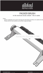 Ashford PACKER BRUSH Instructions