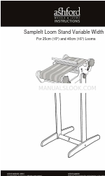 Ashford SampleIt Loom Stand Variable Width Instructions