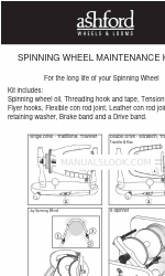 Ashford SPINNING WHEEL MAINTENANCE KIT Instructions