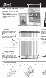 Ashford WEAVING FRAME LARGE Petunjuk