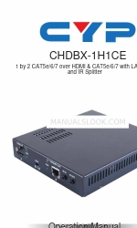 CYP CHDBX-1H1CE Manual de operação