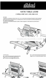 Ashford Katie Table Loom 지침