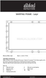 Ashford WARPING FRAME - Large Instructions