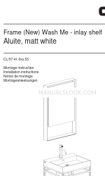 Clou Frame Wash Me CL/07.41.011.55 Handleiding voor installatie-instructies