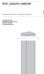 Clou first column cabinet CL/07.36130 Handleiding voor installatie-instructies