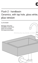 Clou Flush 2 CL/03.03220 설치 지침 매뉴얼
