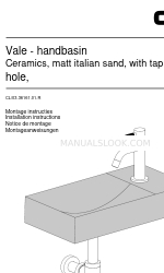 Clou Vale - handbasin CL/03.36161.01.R Instrukcje montażu