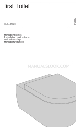 Clou First toilet CL/04.01020 Panduan Petunjuk Instalasi