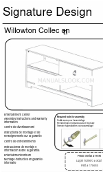 Ashley Signature Design Willowton 175680 Instrucciones de montaje e información sobre la garantía