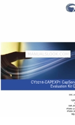 Cypress CAPSENSE EXPRESS CY3218-CAPEXP1 Manual de inicio rápido