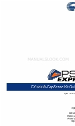 Cypress CY3203-CapSense Посібник із швидкого старту