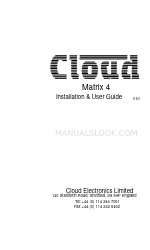 Cloud Matrix 4 Посібник з встановлення та експлуатації