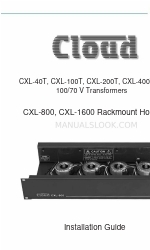 Cloud CXL-100T Instrukcja instalacji