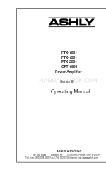 Ashly CFT-1800 Manuale operativo