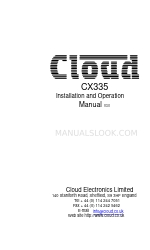 Cloud CX335 Panduan Instalasi dan Pengoperasian