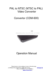 Cypress CDM-600 Manual de instrucciones