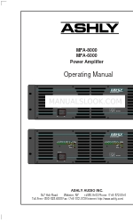 Ashly MFA-8000 Operating Manual