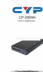 Cypress CP-295NN Kullanım Kılavuzu