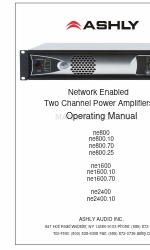 Ashly ne2400 Instrukcja obsługi