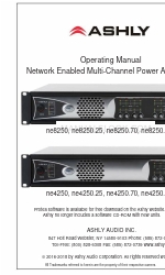 Ashly NE8250BC Operating Manual