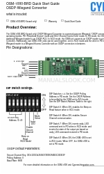 Cypress OSM-1000-BRD Skrócona instrukcja obsługi