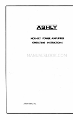 Ashly Power Amplifiers FET-200 Betriebsanleitung