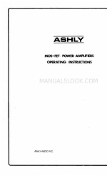 Ashly Power Amplifiers FET-200 Betriebsanleitung