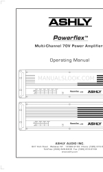 Ashly PowerFlex 470 Manual de instrucciones