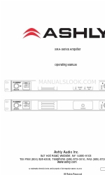 Ashly SRA-2075 Instrukcja obsługi