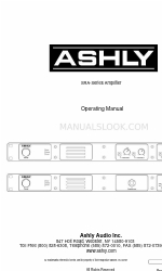 Ashly SRA-2075 Instrukcja obsługi