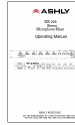 Ashly MX-206 Manual de instrucciones