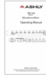 Ashly MX-206 Manual de instrucciones