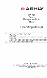 Ashly MX-406 取扱説明書