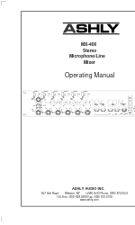 Ashly MX-406 取扱説明書