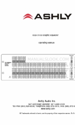 Ashly GQX-3102 Instrukcja obsługi