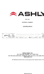 Ashly XR-1001 Panduan Pengoperasian