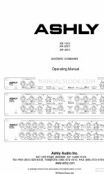 Ashly XR-2001 Bedieningshandleiding