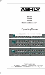 Ashly XR-2001 Bedieningshandleiding