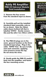 Ashly AMPLIFIER pne-c2 Manual de instalação