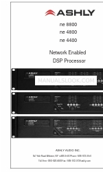 Ashly ne8800 매뉴얼