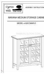 Cypress Hills AXCCMAR15 Assembly Instructions Manual