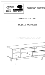 Cypress Hills HOME DECOR PRESLEY AXCPRES06 Montageanleitung Handbuch