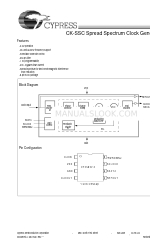 Cypress Semiconductor CY25822-2 Specificatieblad